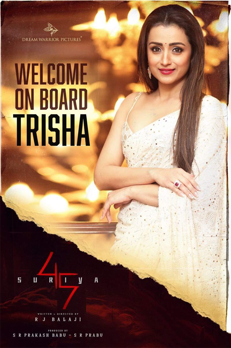 Trisha Officially Joins Suriya For His Next