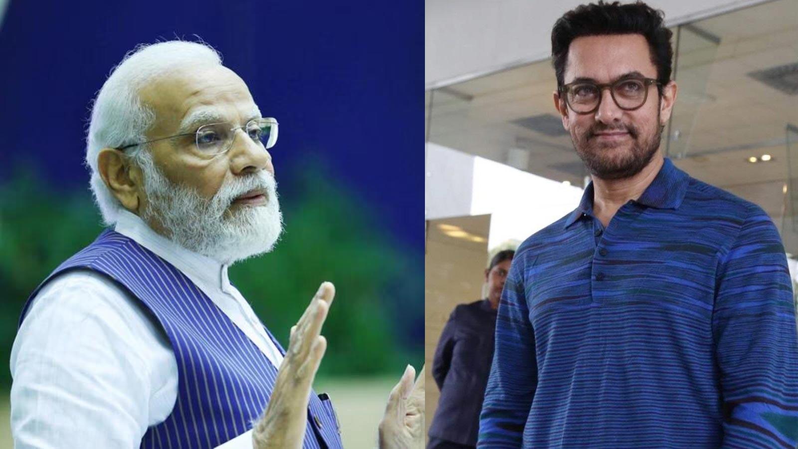 Aamir Khan in PM Modi Mann Ki Baat conclave