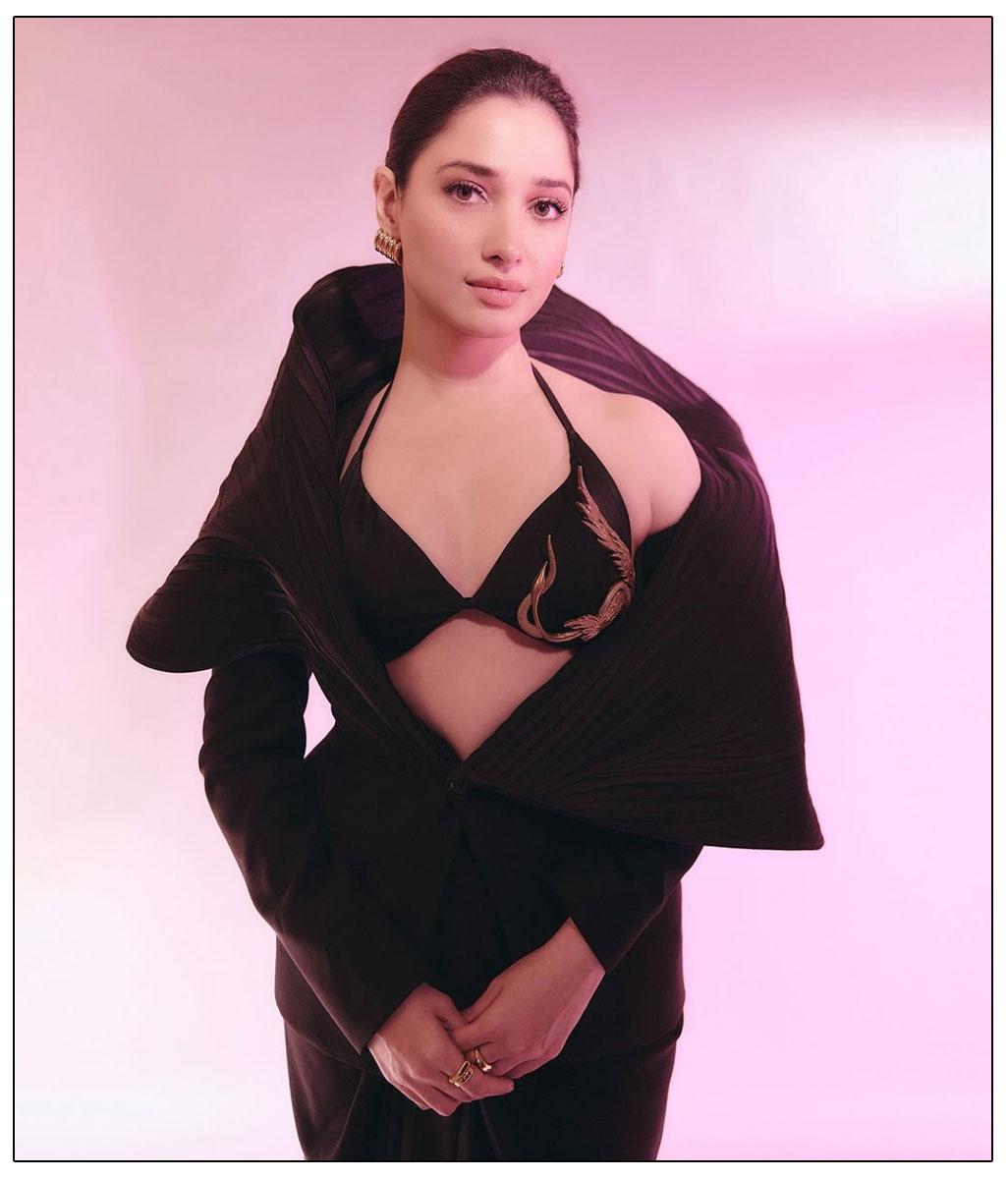 Tamannaah Bhatia Stuns In Black