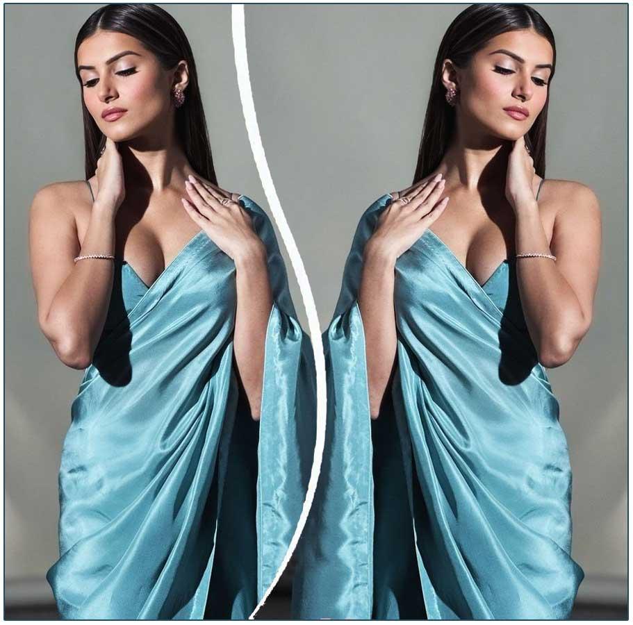 Tara Sutaria blazes in blue