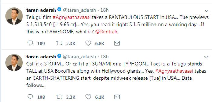 Agnyaatavaasi Storm Shocks B-Town