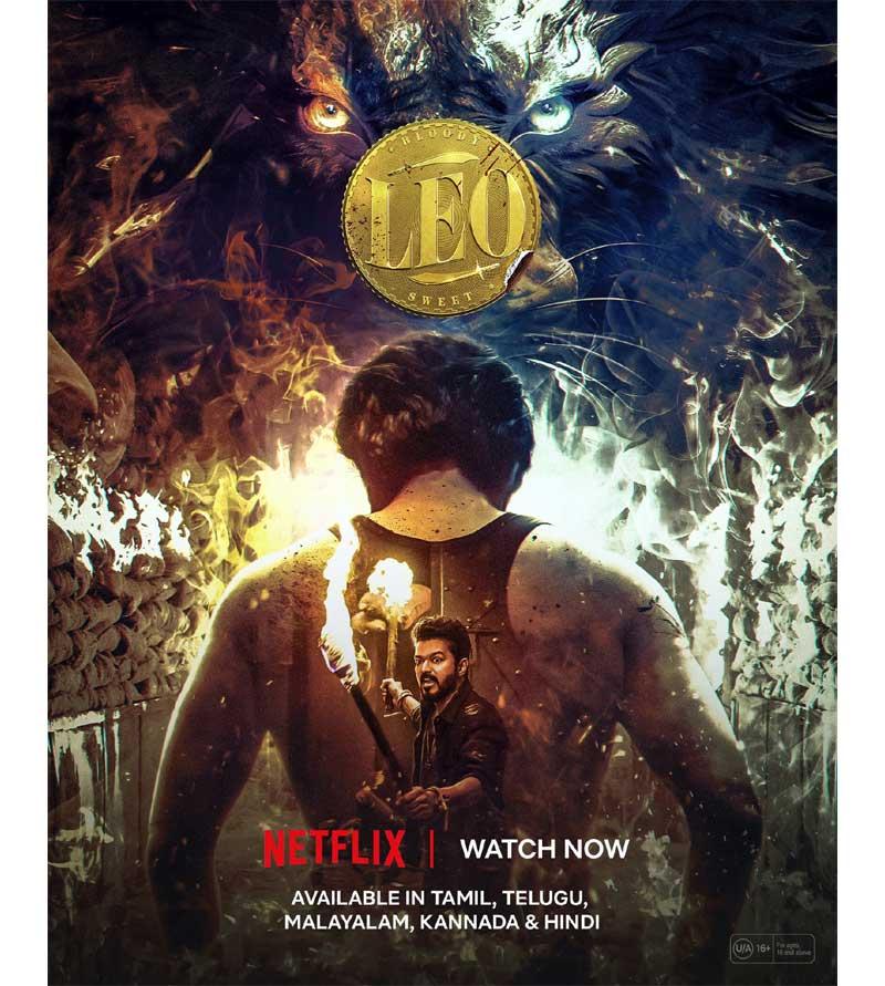 Thalapathy Vijay Leo now streaming on Netflix
