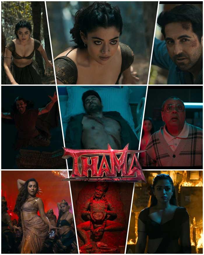 Ayushmann Khurrana and Rashmika Mandanna starrer Thama Teaser Out