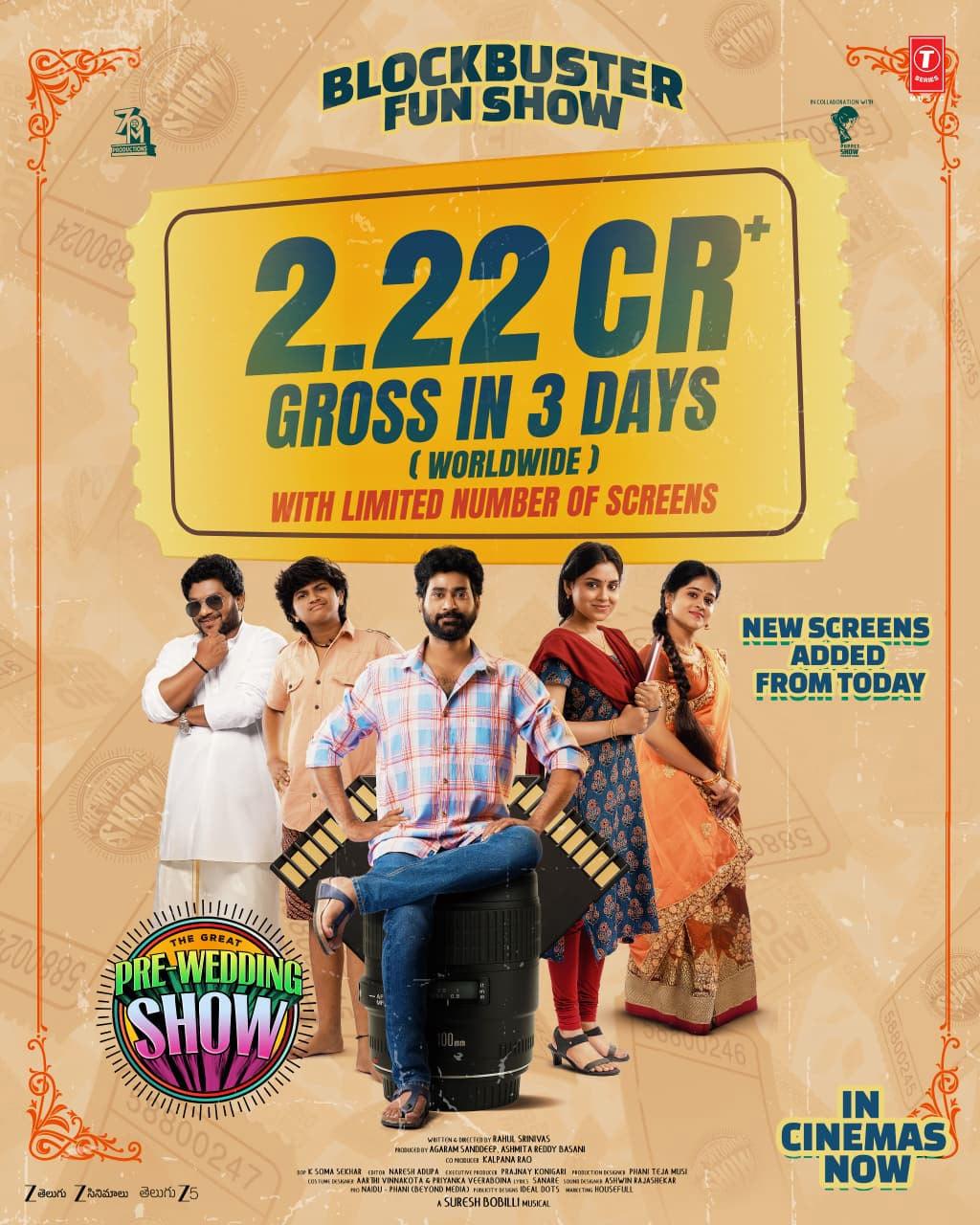 Great Pre Wedding Show Weekend Boxoffice Collections