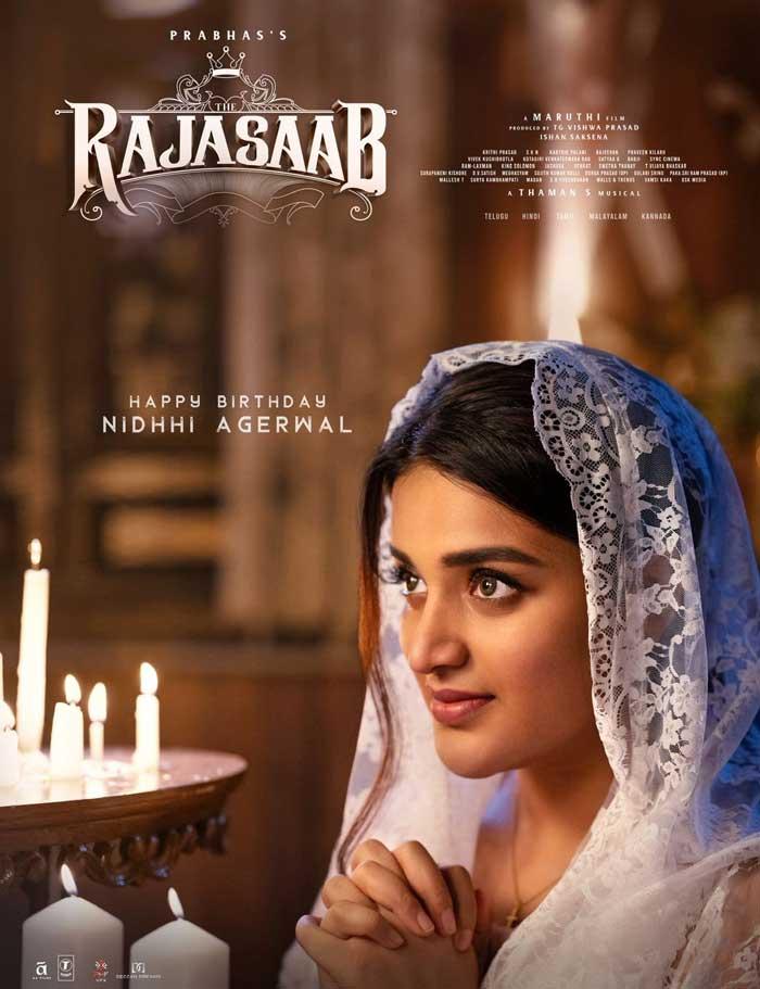 The Raja Saab celebrates Nidhhi Agerwal B-Day with First Look