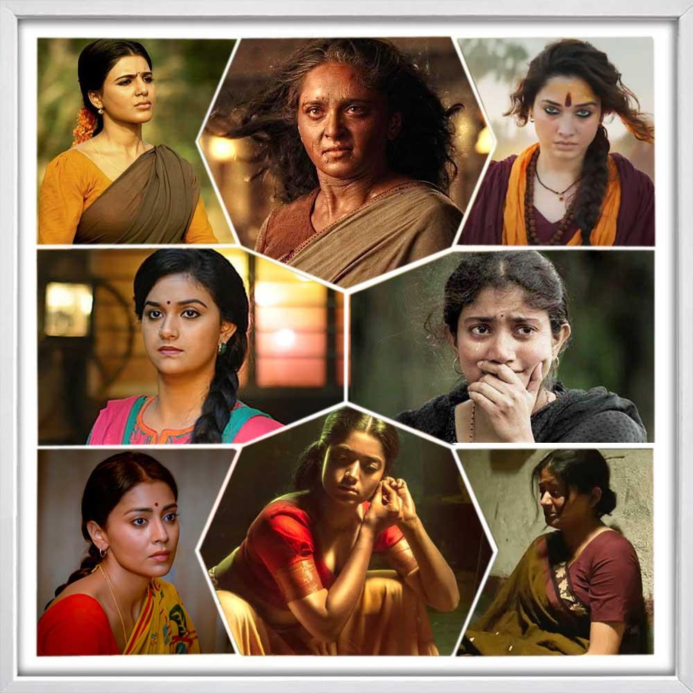 Star Heroines Deglamorize Roles in Telugu Cinema