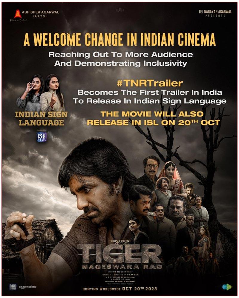 Ravi Teja Tiger Nageswara Rao In Indian Sign Language
