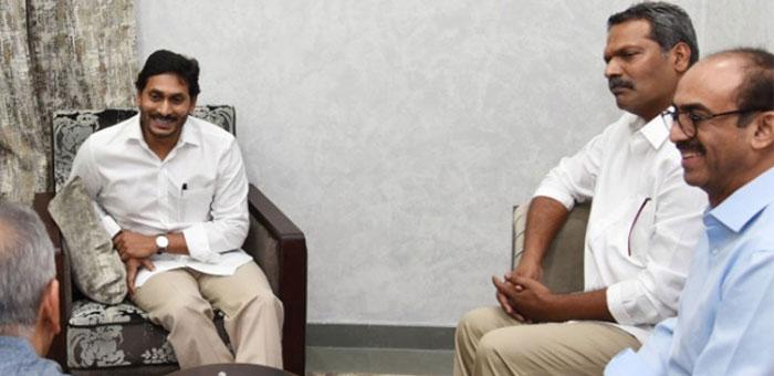 Producers Meet YS Jagan for a Cause
