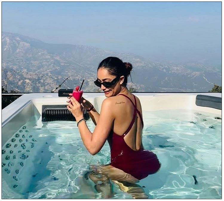 Tridha Choudhury Increases Temperatures In Pool