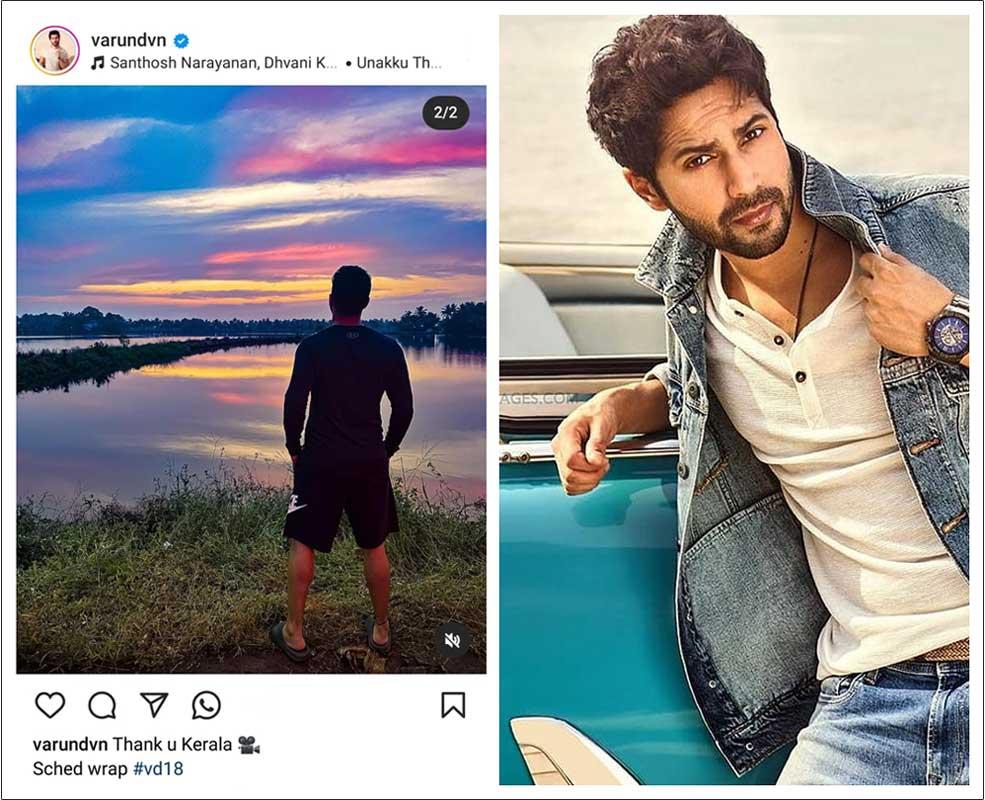 Varun Dhawan Wraps Latest Schedule Of VD 18