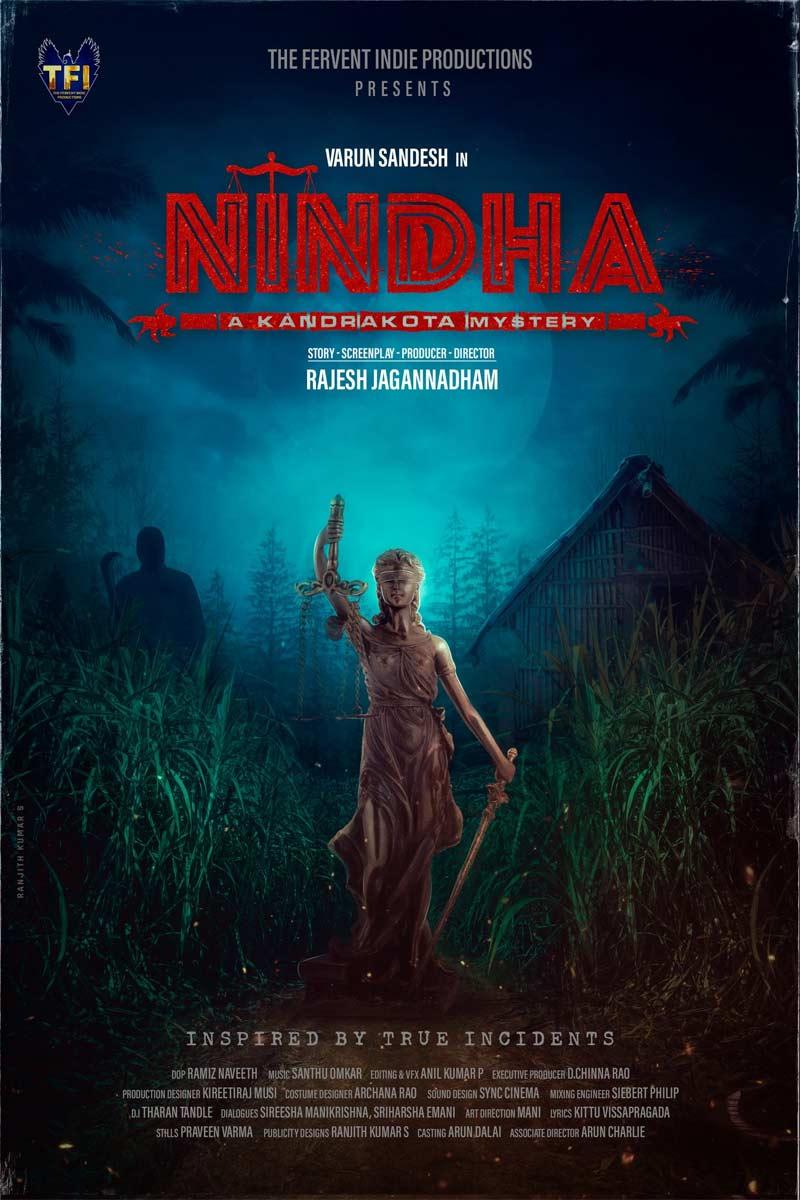 Title Poster Of Varun Sandesh Thriller Nindha