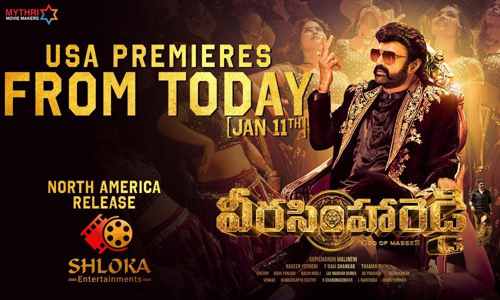 Veera Simha Reddy releasing on 12 January