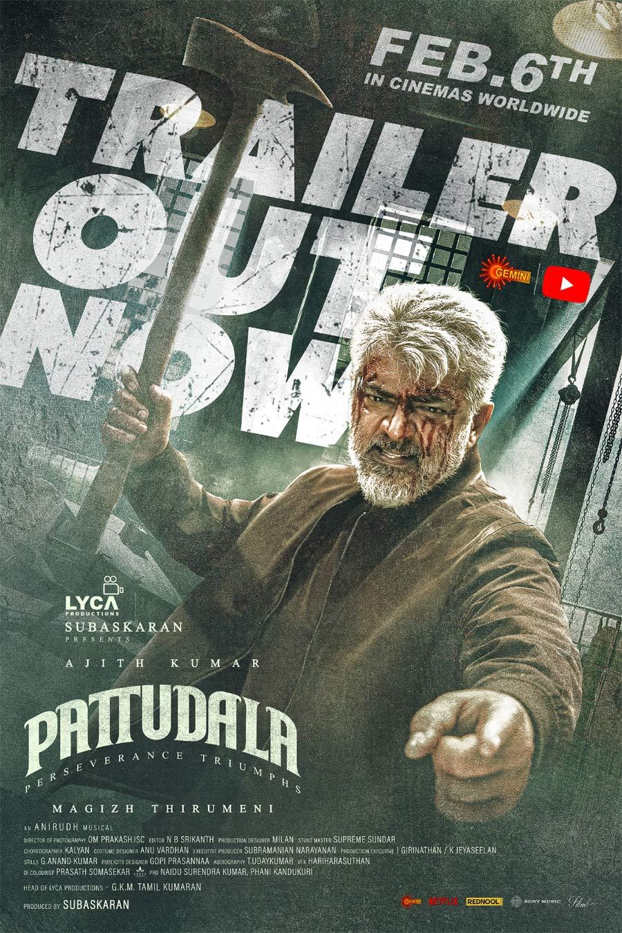 Pattudala trailer review