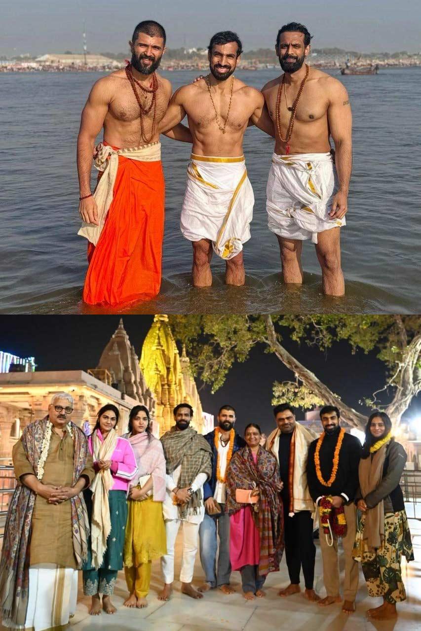 Vijay Deverakonda Spiritual Journey to Kumbh Mela