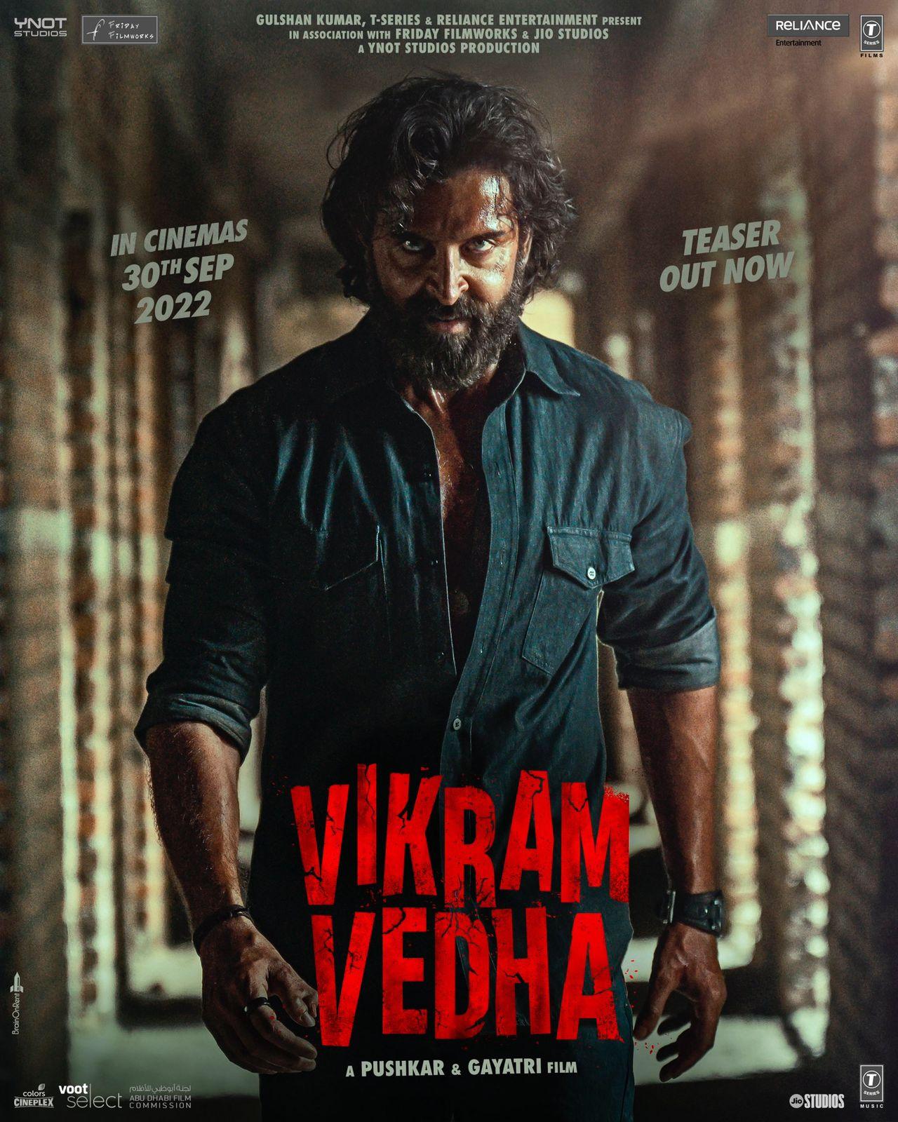 Vikram Vedha Hindi version teaser review