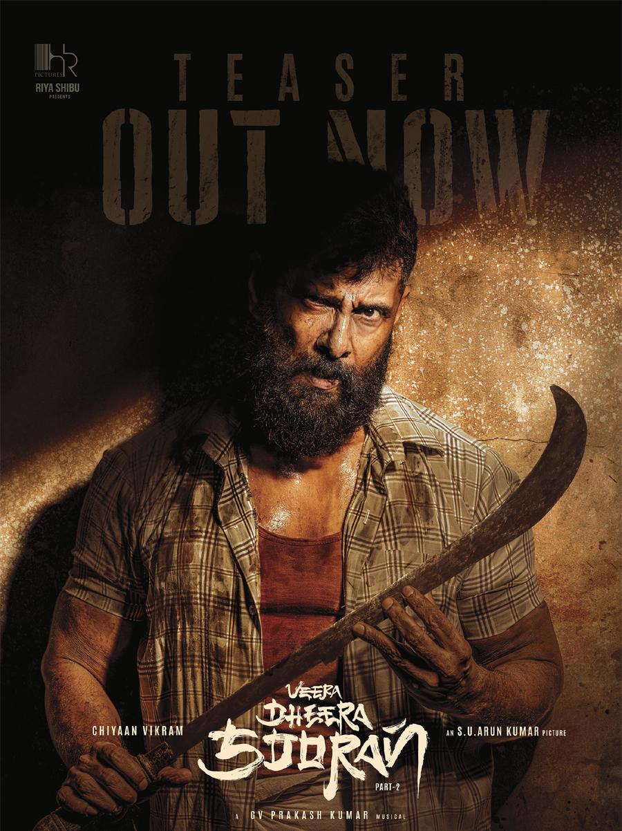 Chiyaan Vikram Veera Dheera Sooran Part 2 Teaser is Out Now