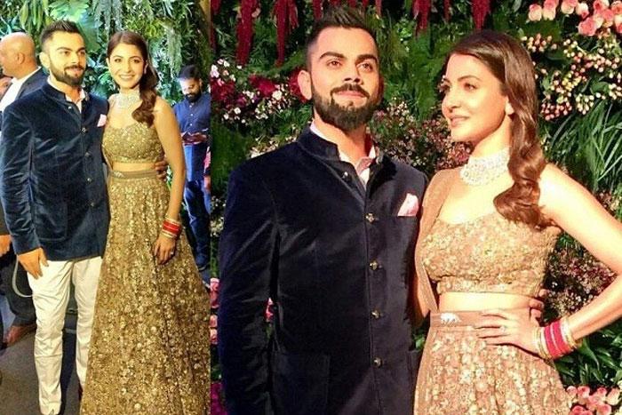 Virushka Stun at Mumbai Reception