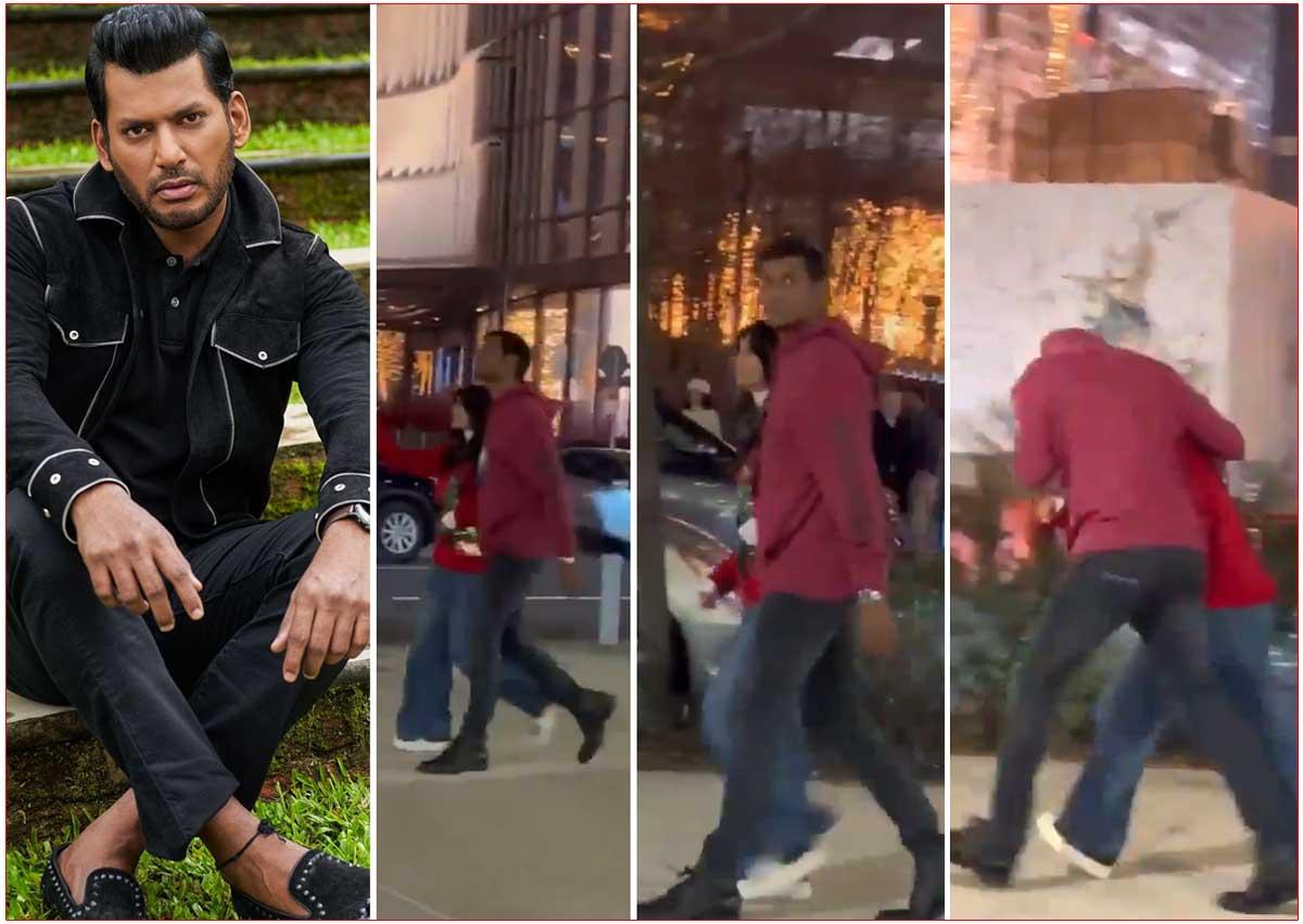 Vishal spotted with a mysterious girl