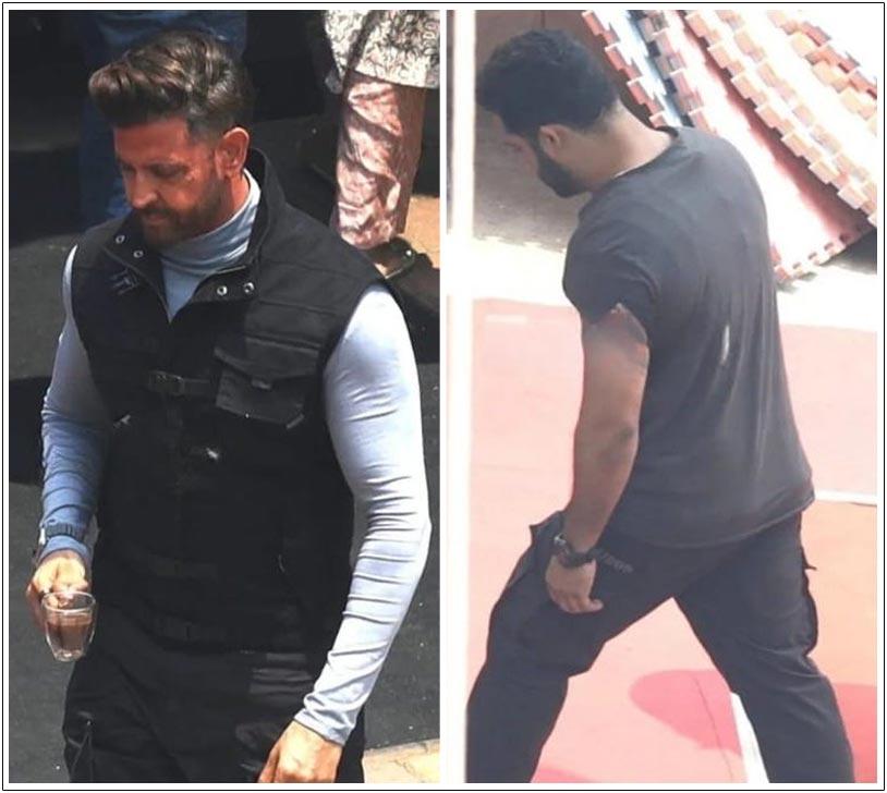 Fans Frenzy Increases With Leaked Pics Of NTR And Hrithik From War 2