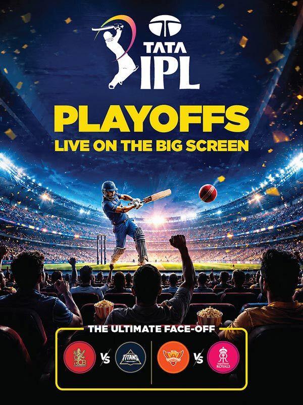 Watch IPL 2026 Playoffs Live On Big Screen With PVR INOX