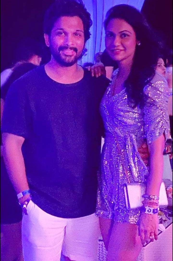 Sneha Reddy surprised Allu Arjun on the first night