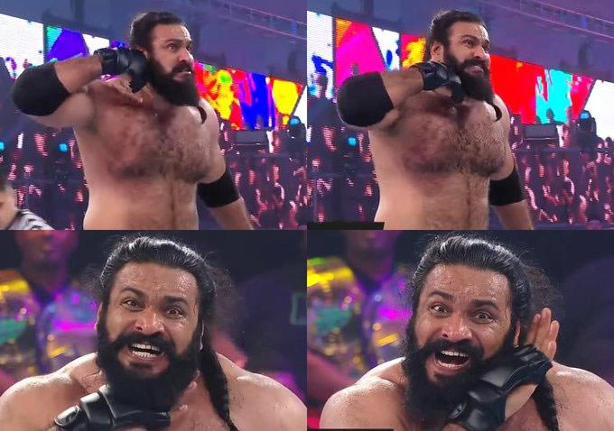 Pushpa craze in WWE