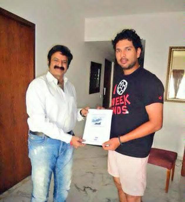 Yuvraj's special birthday wishes to NBK