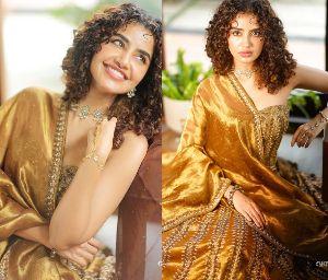 Anupama Parameswaran Glows In Gold-On-Gold Styling