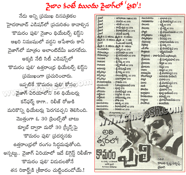 CineJosh news