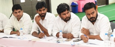 Pawan Kalyan in Janasena Meeting