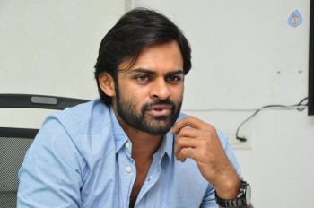Sai Dharam Tej Interview Photos