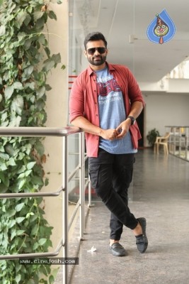 Sai Dharam Tej Interview Photos