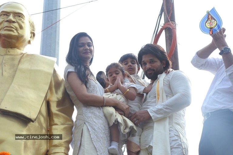 Allu Arjun Family Celebrates Sankranthi in Palakollu - 13 / 15 photos