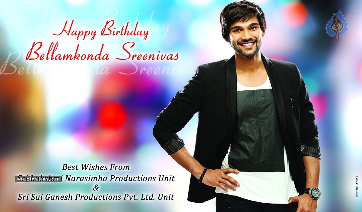 Bellamkonda Srinivas Bday Wallpapers - 1 / 2 photos