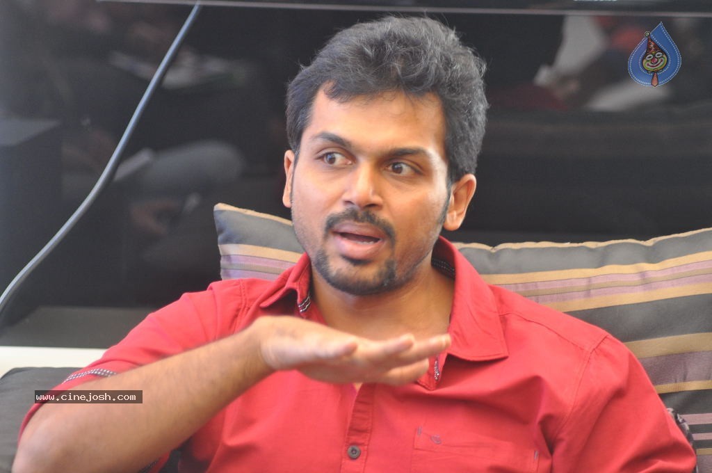 Hero Karthi Interview Stills - 7 / 49 photos