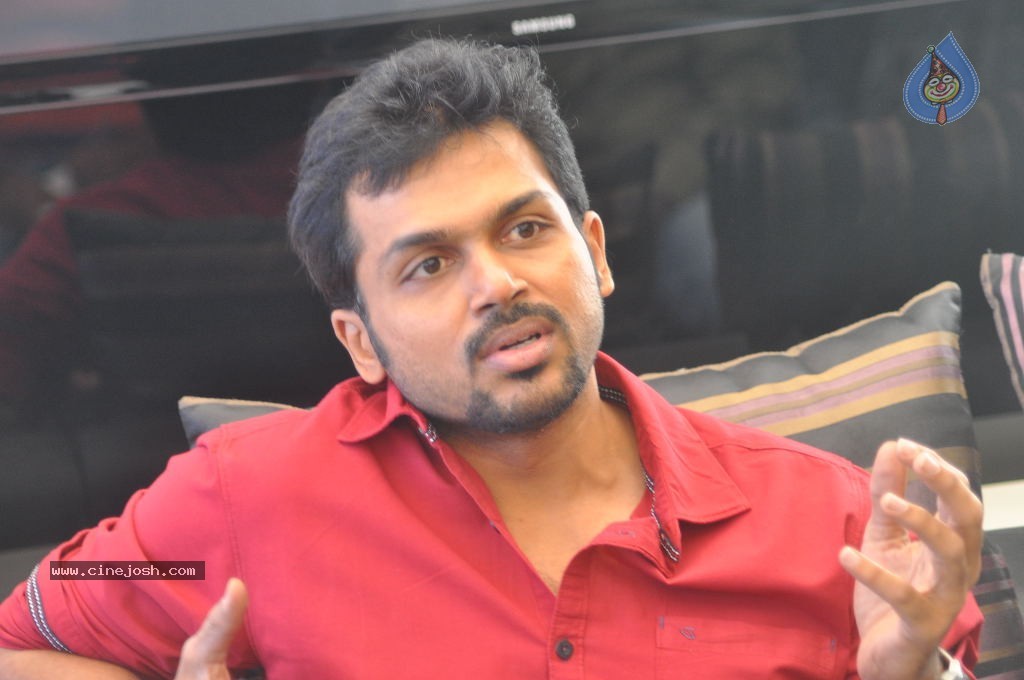 Hero Karthi Interview Stills - 32 / 49 photos