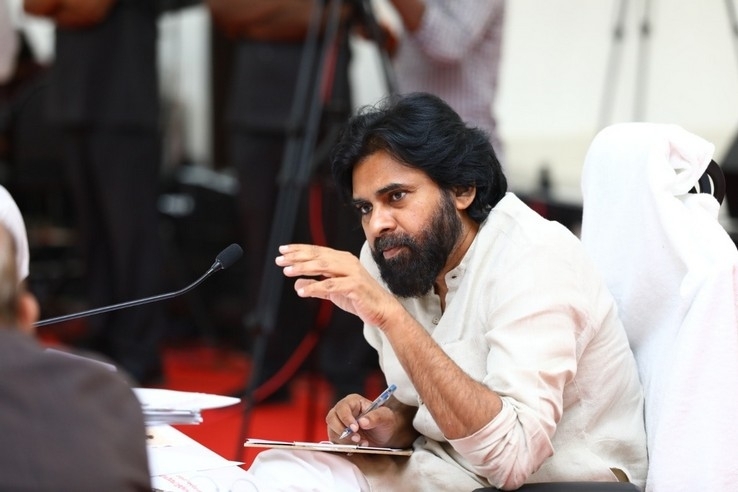 Pawan Kalyan in Janasena Meeting - 30 / 31 photos