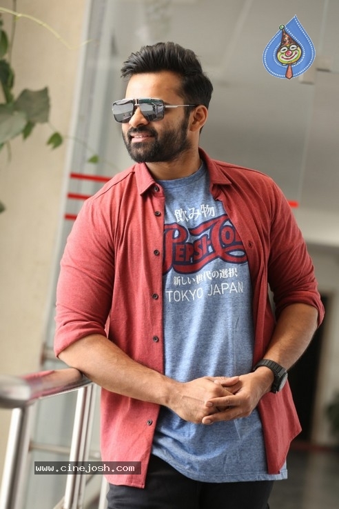 Sai Dharam Tej Interview Photos - 34 / 42 photos