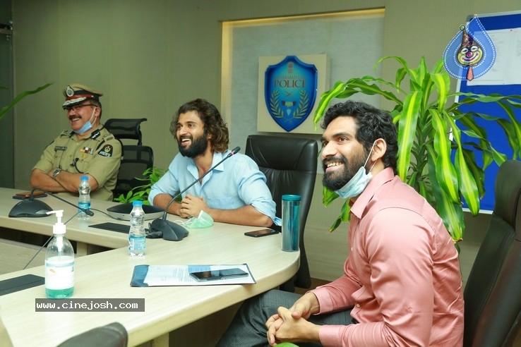 Vijay Deverakonda Interacts Field Level Officers - 16 / 55 photos