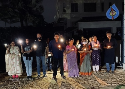 Chiru Family With Candles - 5 of 6