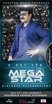 Megastar Chiranjeevi Birthday Posters - 1 of 4