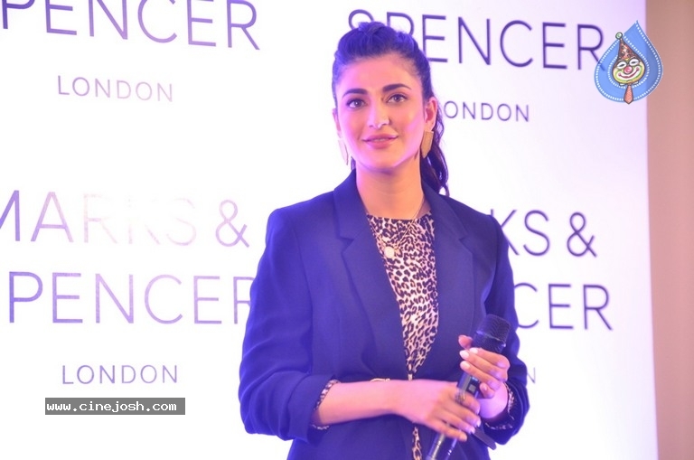 Shruti Haasan at Marks And Spencer Store launch - 2 / 21 photos