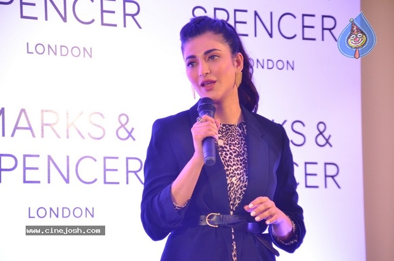 Shruti Haasan at Marks And Spencer Store launch - 6 / 21 photos
