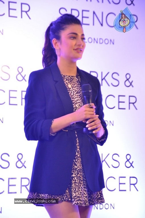 Shruti Haasan at Marks And Spencer Store launch - 15 / 21 photos