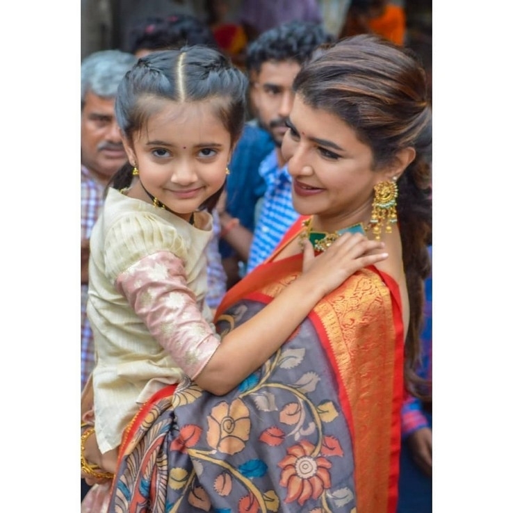 Lakshmi Manchu With Her Daughter - 1 / 3 photos