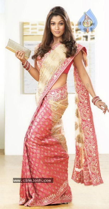 Nayanthara New Photos In Saree - 4 / 16 photos