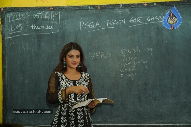 Nidhhi Agerwal Teaches English To Pega Teach For Change - 20 / 20 photos