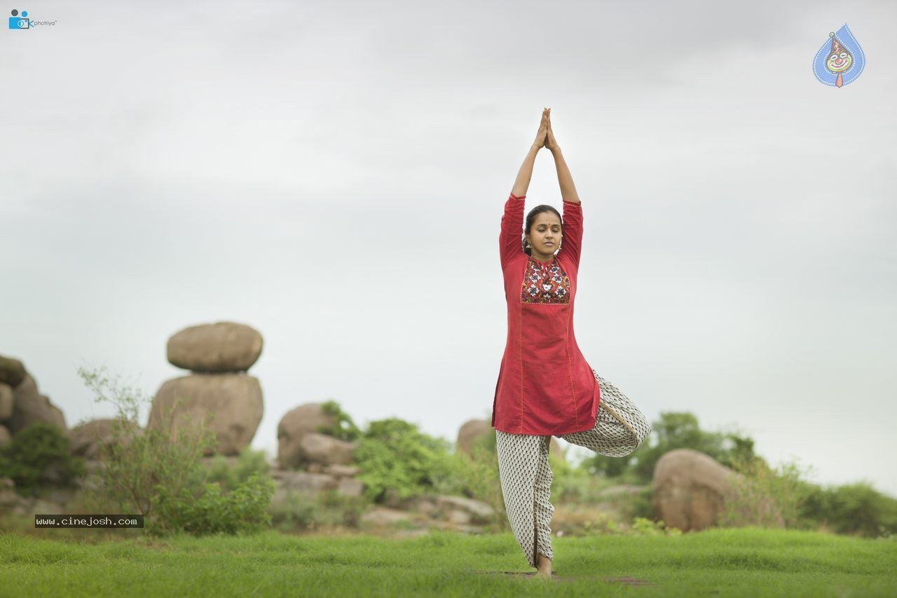 Pop Singer Smita Yoga Day Photoshoot - 2 / 7 photos
