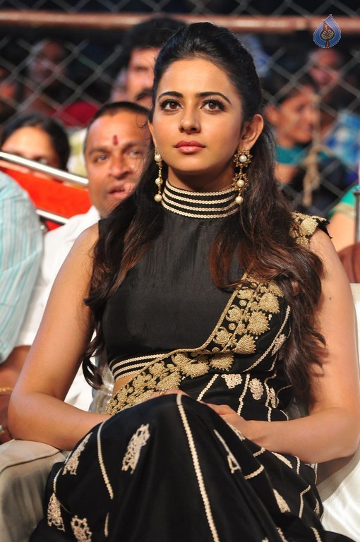 Rakul at Sarrainodu Blockbuster Function - 20 / 36 photos