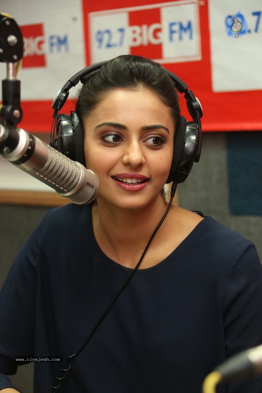 Rakul Preet Singh at Big FM - 19 / 77 photos